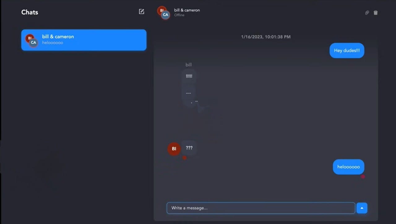 Real-time Cloud Chat Web App